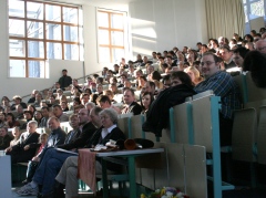 Hörsaal der Informatik — kleines Konzert im Rahmen der Absolventenfeier der FU Berlin